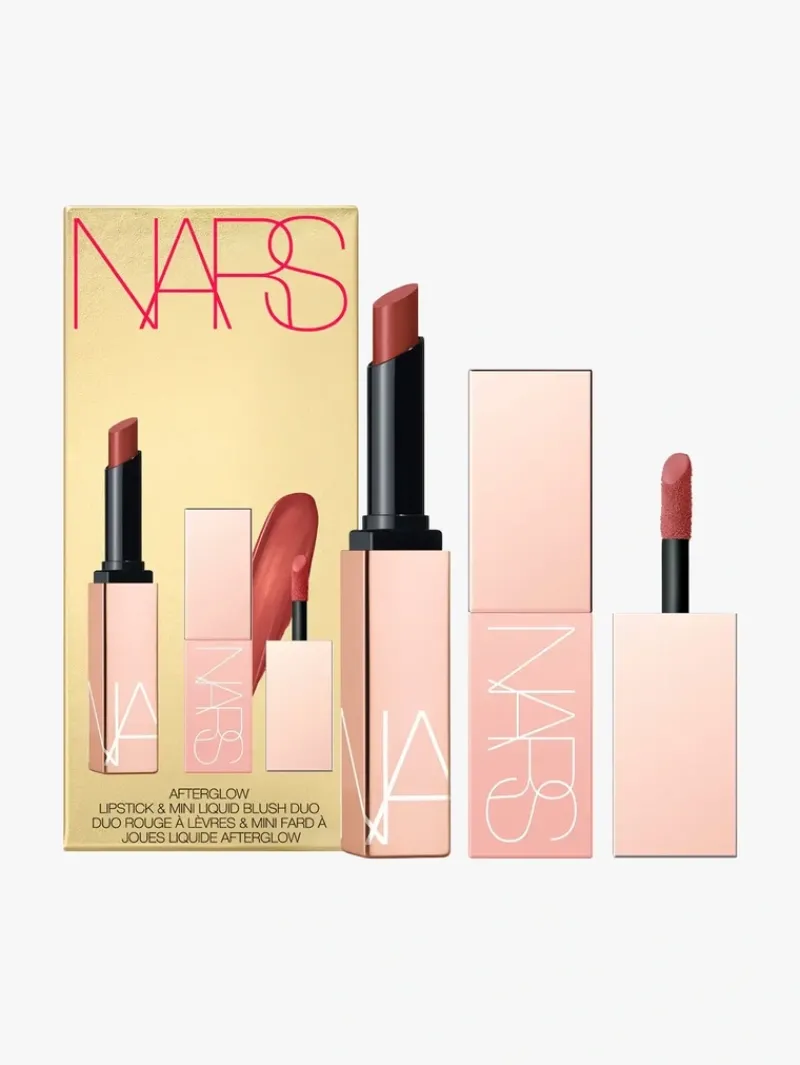NARS Afterglow Lipstick & Mini Liquid Blush Duo | MECCA Hot