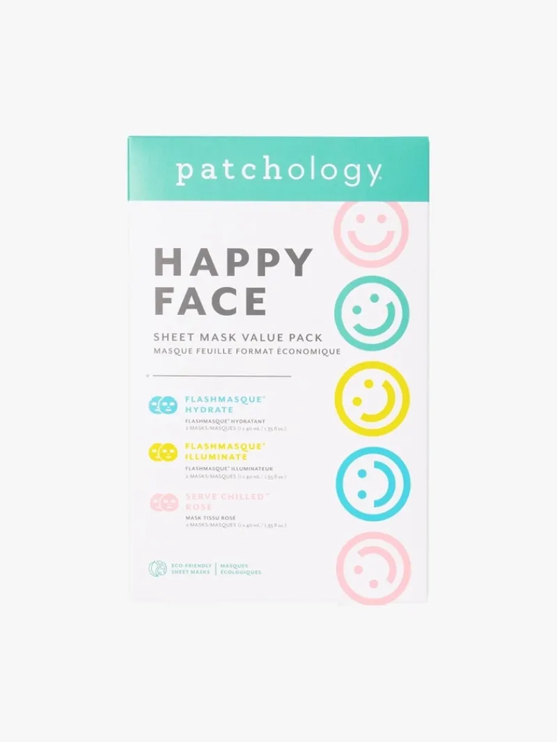 patchology_happy_face_she_2.webp Patchology Happy Face Sheet Mask Value Pack | MECCA Discount