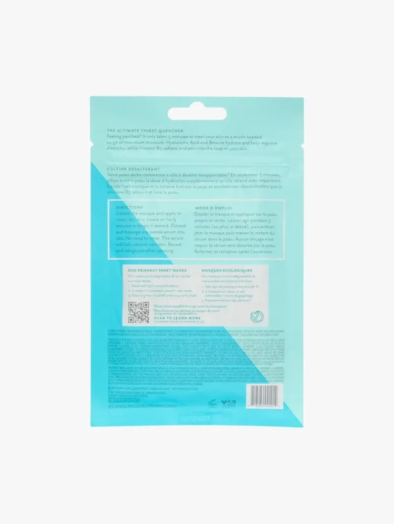 Patchology Hydrate Sheet Mask 2 Pack | MECCA Hot