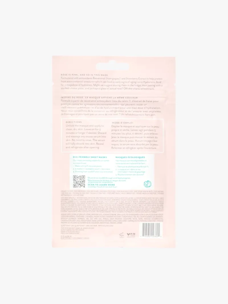 Patchology Serve Chilled Rosé Sheet Mask 2 Pack | MECCA Fashion