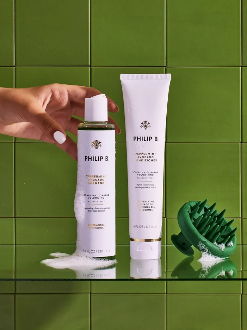 Philip B. Peppermint Avocado Scalp Invigorating Kit | MECCA Fashion