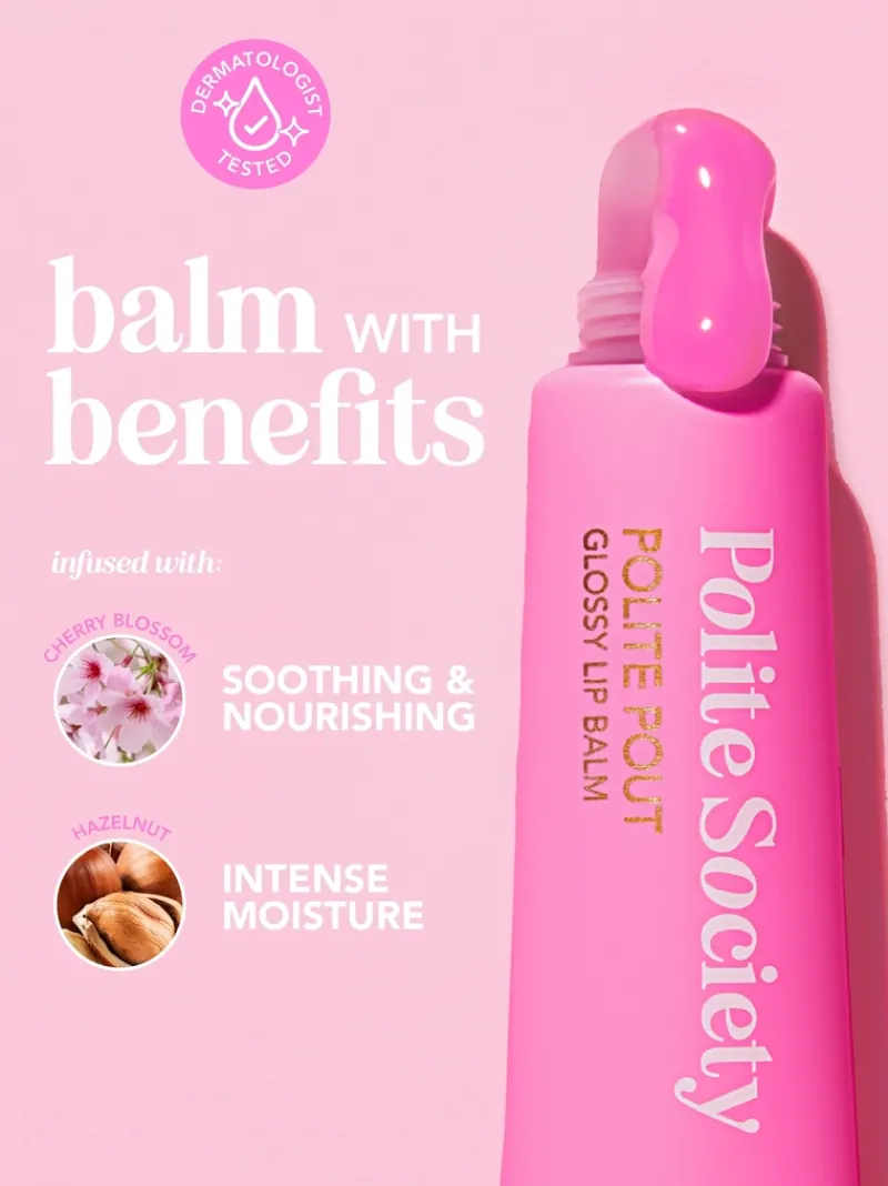 polite_pout_glossy_lip_ba_4.webp Polite Society Polite Pout Glossy Lip Balm - | MECCA Fashion