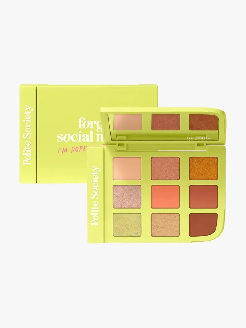 Polite Society Forget Social Media, I'm Dope In Real Life Polite Principles Eyeshadow Palette | MECCA Online