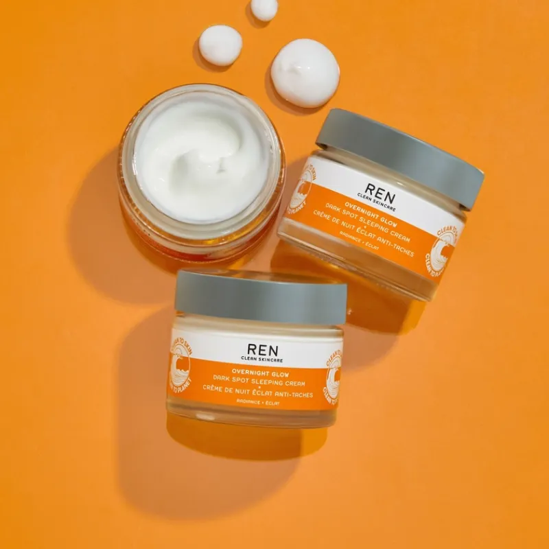 radiance_glow_overnight_d_2.webp REN Clean Skincare Radiance Glow Overnight Dark Spot Sleeping Cream - REN 50ml | MECCA Online