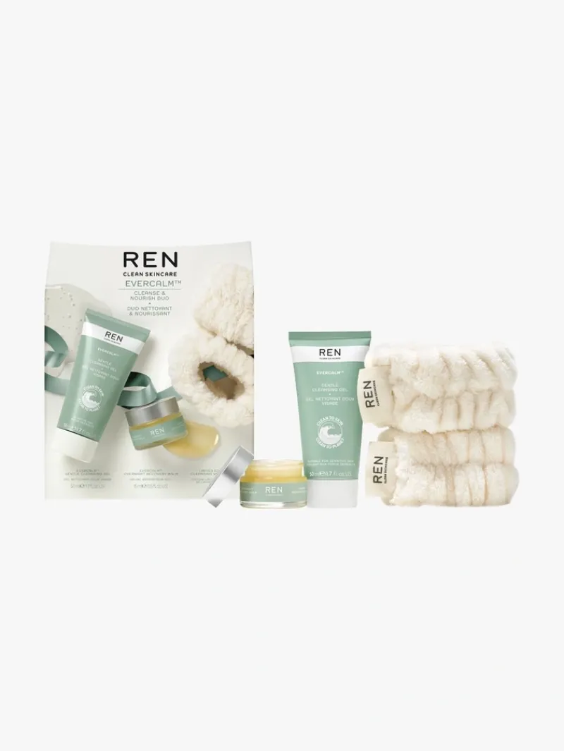 REN Clean Skincare Evercalm Cleanse and Nourish Duo | MECCA Discount
