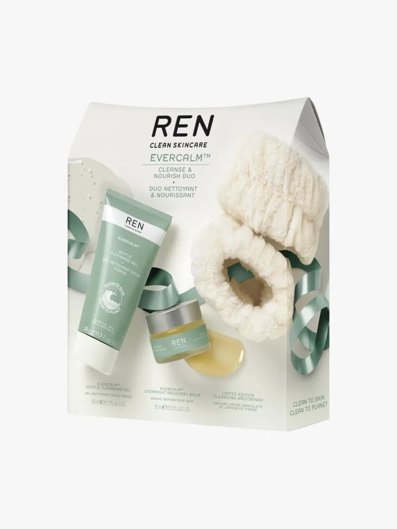 REN Clean Skincare Evercalm Cleanse and Nourish Duo | MECCA Discount