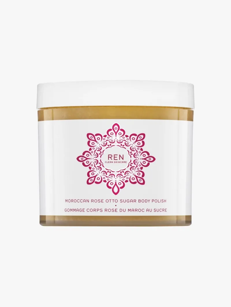 REN Clean Skincare Moroccan Rose Otto Sugar Body Polish | MECCA Fashion