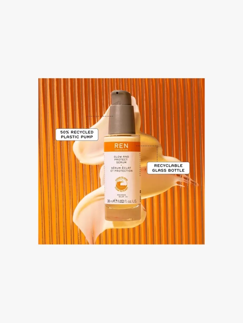 ren_clean_skincare_radian_2.webp REN Clean Skincare Radiance Glow & Protect Serum | MECCA Clearance