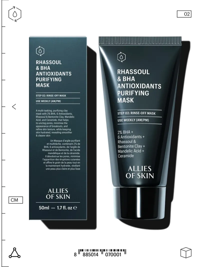 rhassoul_amp_bha_antioxid_5.webp Allies of Skin Rhassoul & BHA Antioxidants Purifying Mask | MECCA Fashion