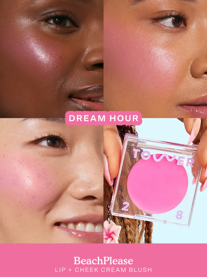 tower__beachplease_lip__c_3.webp Tower 28 BeachPlease Lip + Cheek Cream Blush | MECCA Outlet
