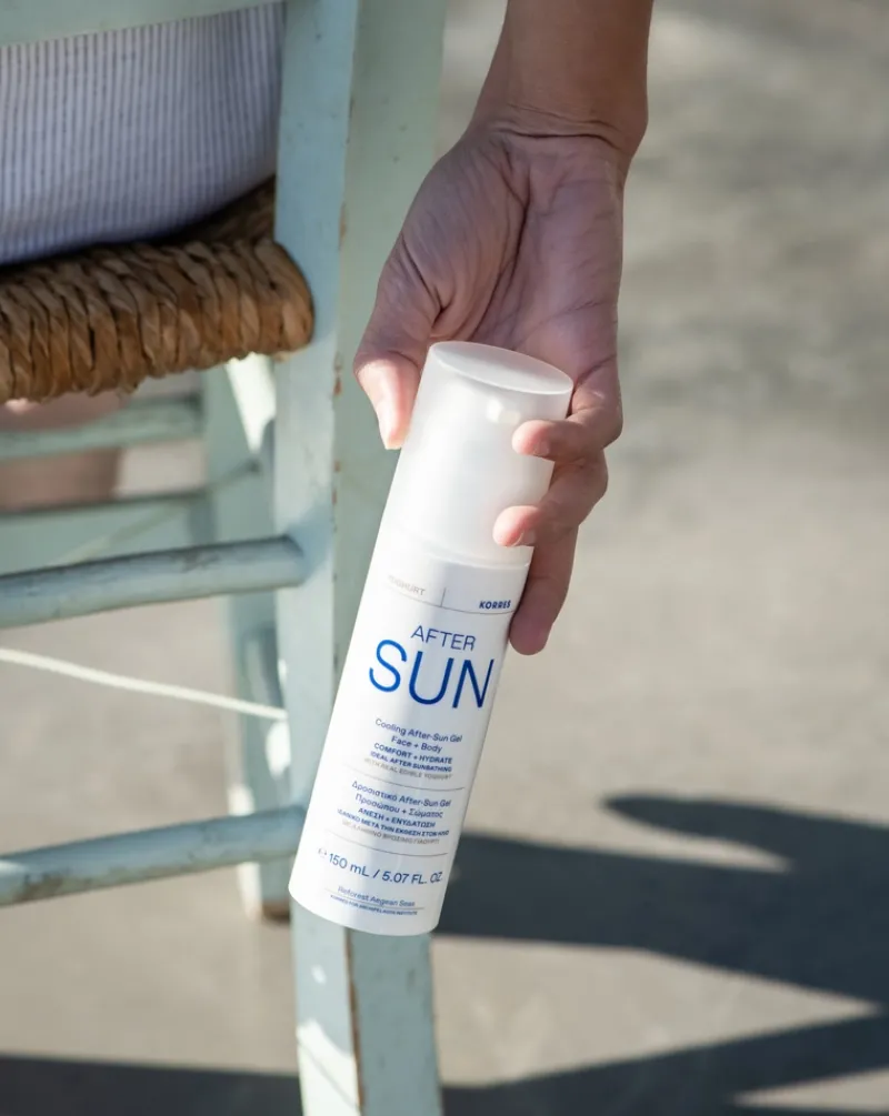 yoghurt_cooling_aftersun__2.webp Korres YOGHURT Cooling After-Sun Gel Face + Body - | MECCA Hot